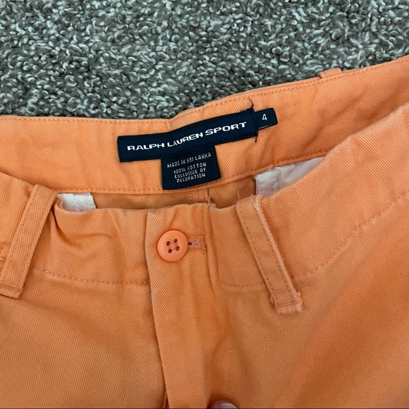 Orange Ralph Lauren shorts - Picture 2 of 3